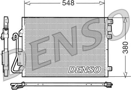 Denso DCN23008 - Condensatore, Climatizzatore www.autoricambi360.it