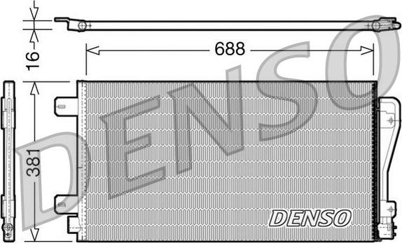 Denso DCN23014 - Condensatore, Climatizzatore www.autoricambi360.it