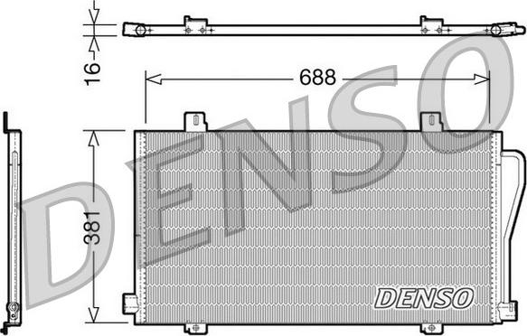 Denso DCN23017 - Condensatore, Climatizzatore www.autoricambi360.it