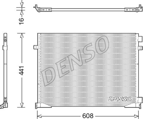 Denso DCN23035 - Condensatore, Climatizzatore www.autoricambi360.it