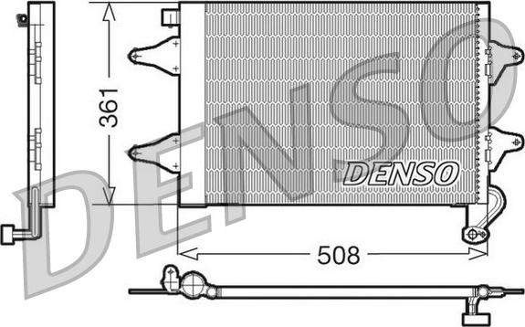 Denso DCN27004 - Condensatore, Climatizzatore www.autoricambi360.it