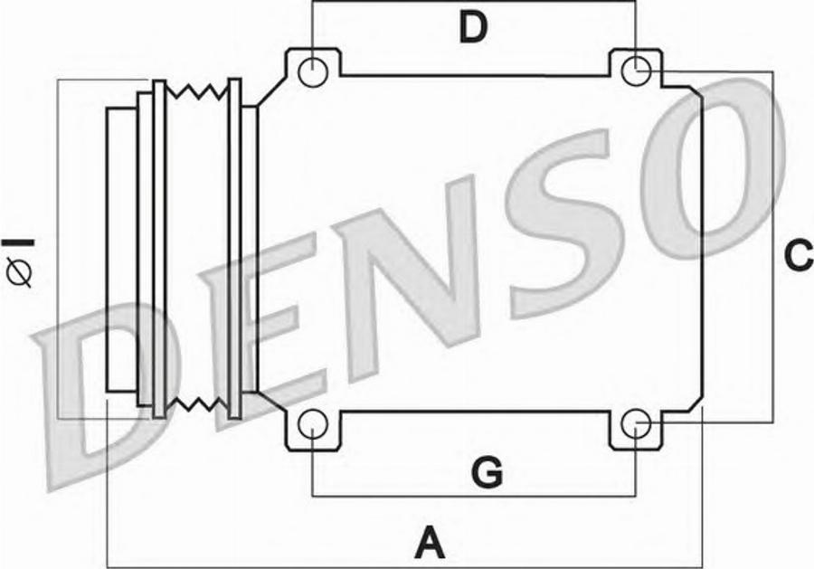 Denso DCP50115 - Compressore, Climatizzatore www.autoricambi360.it