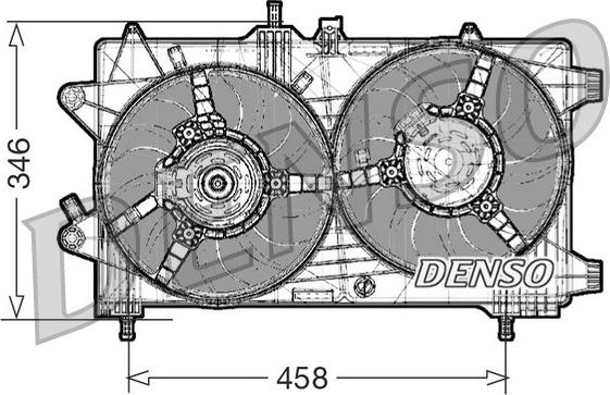 Denso DER09044 - Ventola, Raffreddamento motore www.autoricambi360.it