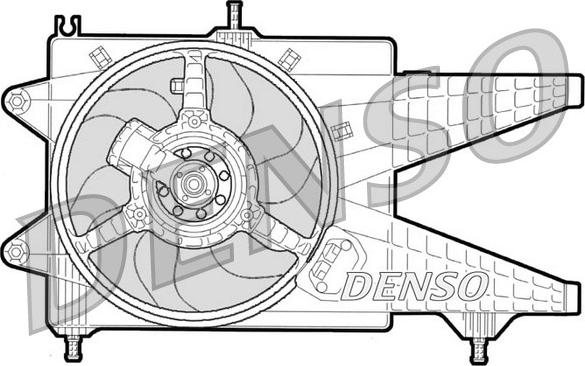 Denso DER09041 - Ventola, Raffreddamento motore www.autoricambi360.it
