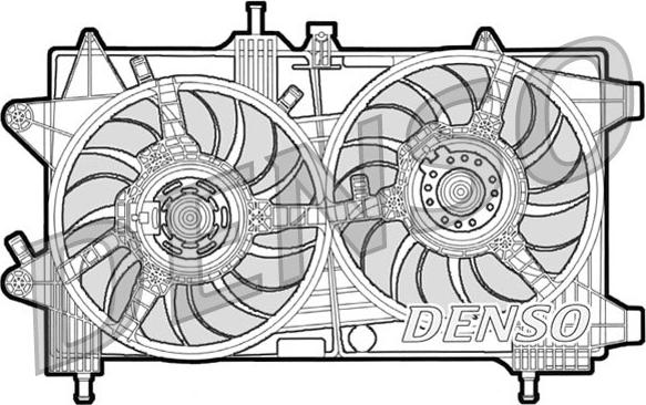 Denso DER09043 - Ventola, Raffreddamento motore www.autoricambi360.it