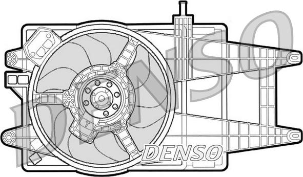 Denso DER09042 - Ventola, Raffreddamento motore www.autoricambi360.it