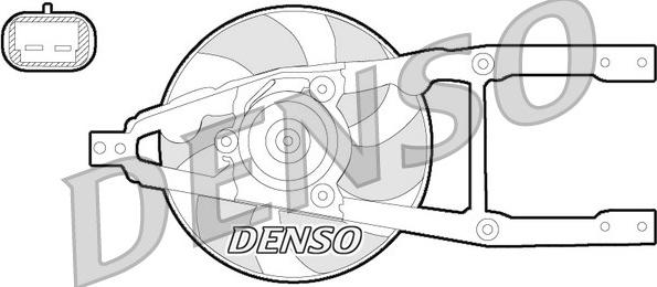 Denso DER09055 - Ventola, Raffreddamento motore www.autoricambi360.it