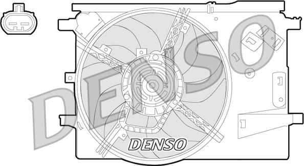 Denso DER09053 - Ventola, Raffreddamento motore www.autoricambi360.it