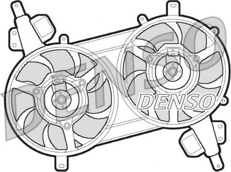 Denso DER09006 - Ventola, Raffreddamento motore www.autoricambi360.it