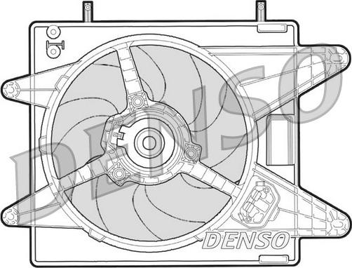 Denso DER09001 - Ventola, Raffreddamento motore www.autoricambi360.it