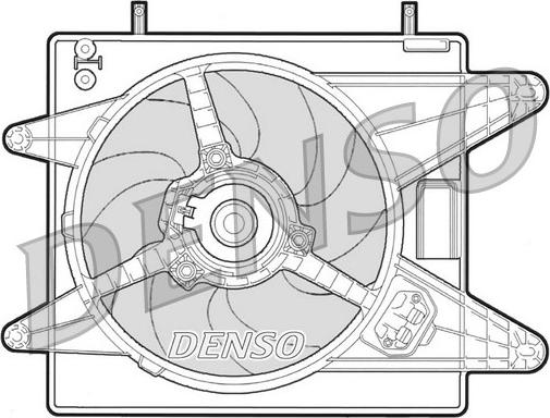 Denso DER09008 - Ventola, Raffreddamento motore www.autoricambi360.it