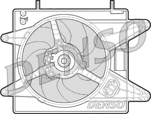 Denso DER09003 - Ventola, Raffreddamento motore www.autoricambi360.it