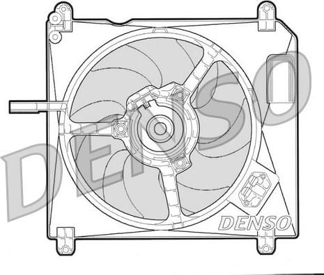Denso DER09002 - Ventola, Raffreddamento motore www.autoricambi360.it