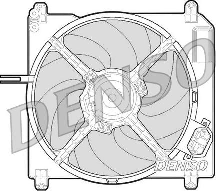 Denso DER09007 - Ventola, Raffreddamento motore www.autoricambi360.it