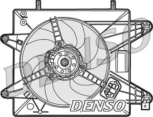 Denso DER09088 - Ventola, Raffreddamento motore www.autoricambi360.it