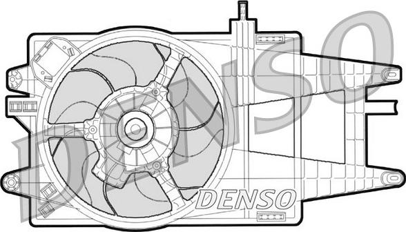 Denso DER09032 - Ventola, Raffreddamento motore www.autoricambi360.it
