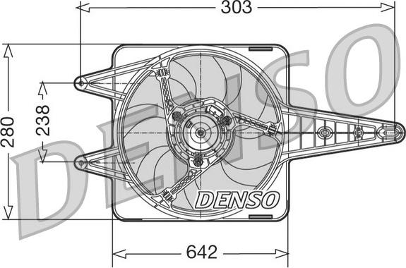 Denso DER09029 - Ventola, Raffreddamento motore www.autoricambi360.it