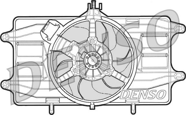 Denso DER09021 - Ventola, Raffreddamento motore www.autoricambi360.it