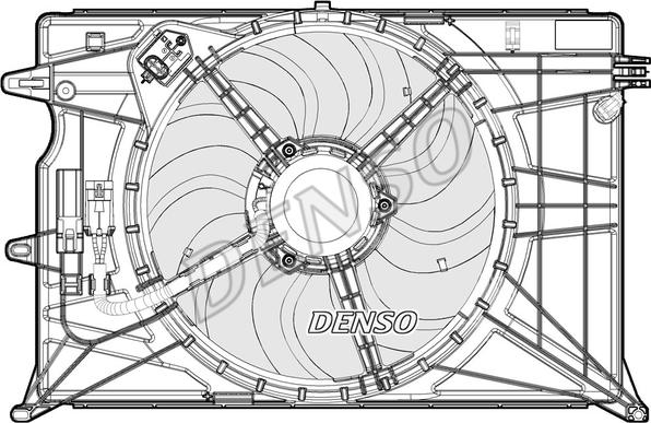 Denso DER09073 - Ventola, Raffreddamento motore www.autoricambi360.it