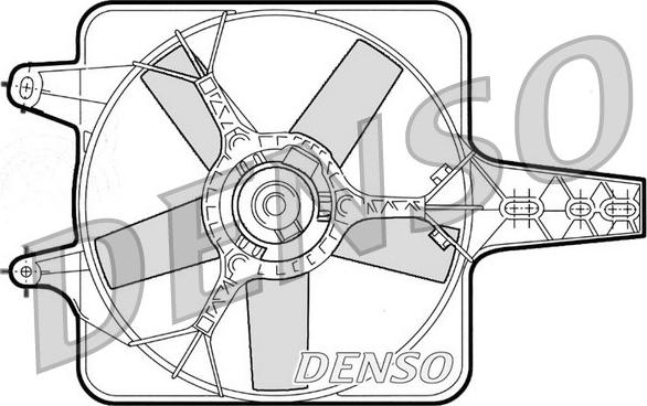 Denso DER09072 - Ventola, Raffreddamento motore www.autoricambi360.it