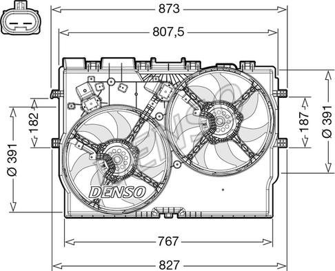 Denso DER09311 - Ventola, Raffreddamento motore www.autoricambi360.it