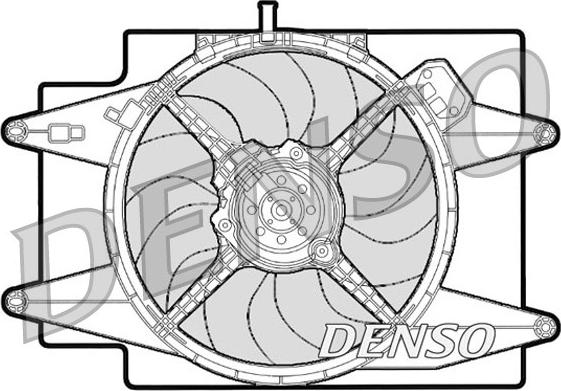 Denso DER01001 - Ventola, Raffreddamento motore www.autoricambi360.it