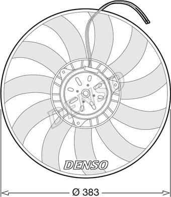 Denso DER02009 - Ventola, Raffreddamento motore www.autoricambi360.it