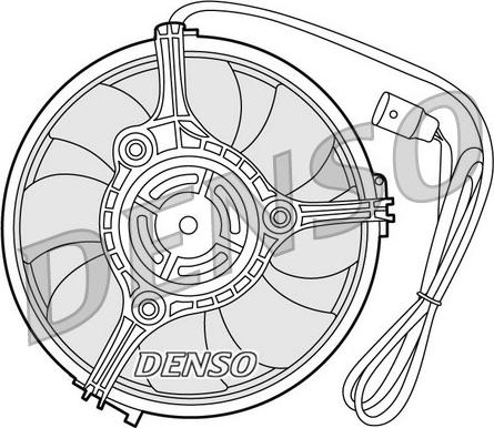 Denso DER02001 - Ventola, Raffreddamento motore www.autoricambi360.it