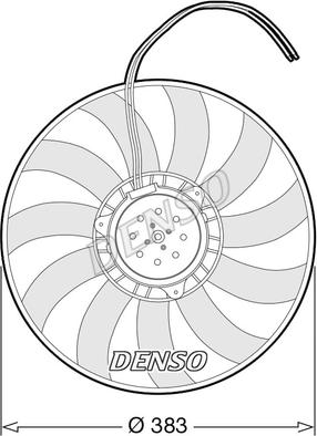 Denso DER02007 - Ventola, Raffreddamento motore www.autoricambi360.it