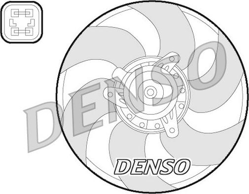 Denso DER07009 - Ventola, Raffreddamento motore www.autoricambi360.it