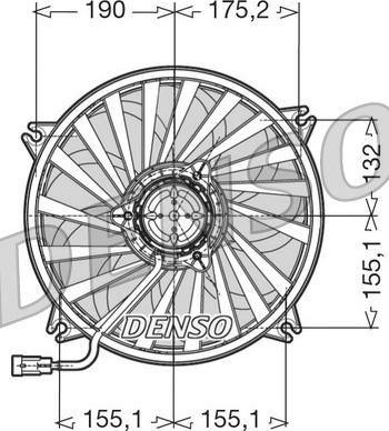 Denso DER07005 - Ventola, Raffreddamento motore www.autoricambi360.it