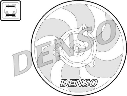 Denso DER07008 - Ventola, Raffreddamento motore www.autoricambi360.it
