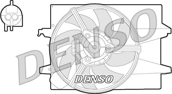 Denso DER10004 - Ventola, Raffreddamento motore www.autoricambi360.it
