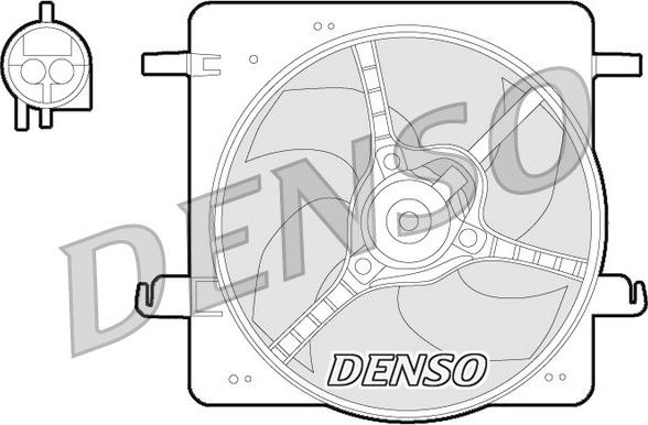 Denso DER10008 - Ventola, Raffreddamento motore www.autoricambi360.it