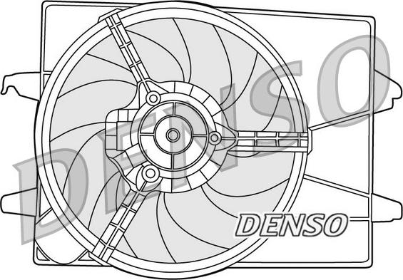Denso DER10003 - Ventola, Raffreddamento motore www.autoricambi360.it