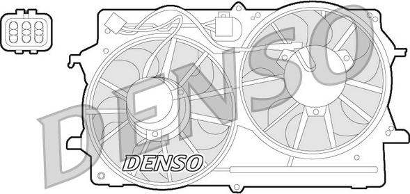 Denso DER10007 - Ventola, Raffreddamento motore www.autoricambi360.it