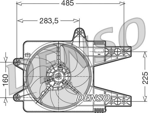 Denso DER13003 - Ventola, Raffreddamento motore www.autoricambi360.it