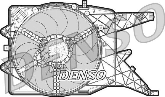 Denso DER20011 - Ventola, Raffreddamento motore www.autoricambi360.it