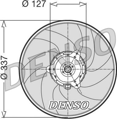 Denso DER21004 - Ventola, Raffreddamento motore www.autoricambi360.it