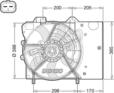 Denso DER21024 - Ventola, Raffreddamento motore www.autoricambi360.it