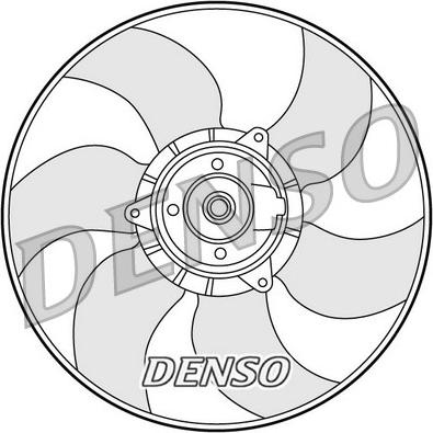 Denso DER23001 - Ventola, Raffreddamento motore www.autoricambi360.it