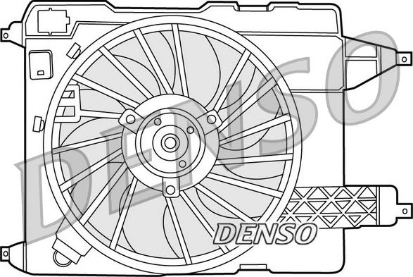 Denso DER23002 - Ventola, Raffreddamento motore www.autoricambi360.it