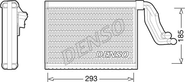 Denso DEV05001 - Evaporatore, Climatizzatore www.autoricambi360.it