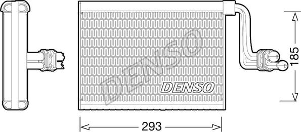 Denso DEV05002 - Evaporatore, Climatizzatore www.autoricambi360.it