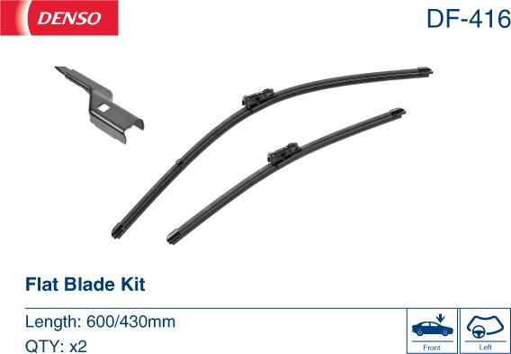 Denso DF-416 - Spazzola tergi www.autoricambi360.it