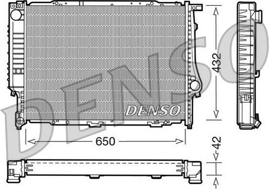 Denso DRM05055 - Radiatore, Raffreddamento motore www.autoricambi360.it