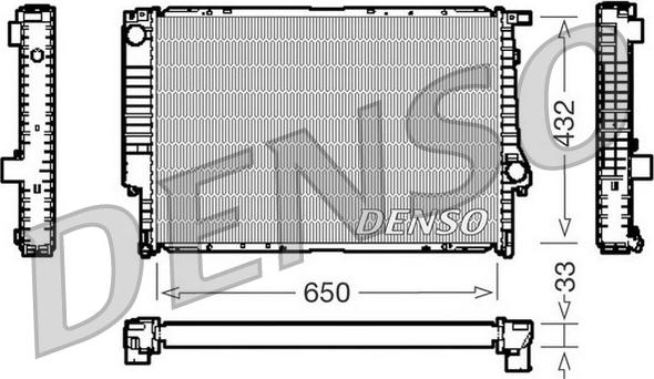 Denso DRM05066 - Radiatore, Raffreddamento motore www.autoricambi360.it