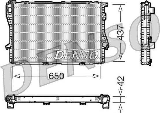 Denso DRM05068 - Radiatore, Raffreddamento motore www.autoricambi360.it