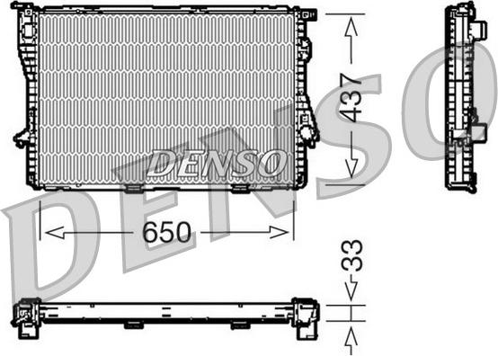 Denso DRM05067 - Radiatore, Raffreddamento motore www.autoricambi360.it