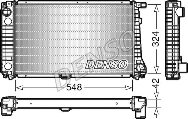 Denso DRM05016 - Radiatore, Raffreddamento motore www.autoricambi360.it